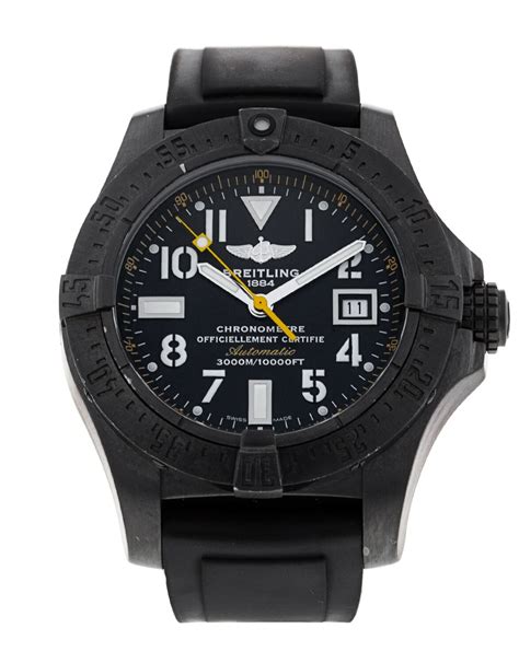 breitling avenger seawolf blacksteel m17330|Breitling Avenger seawolf.